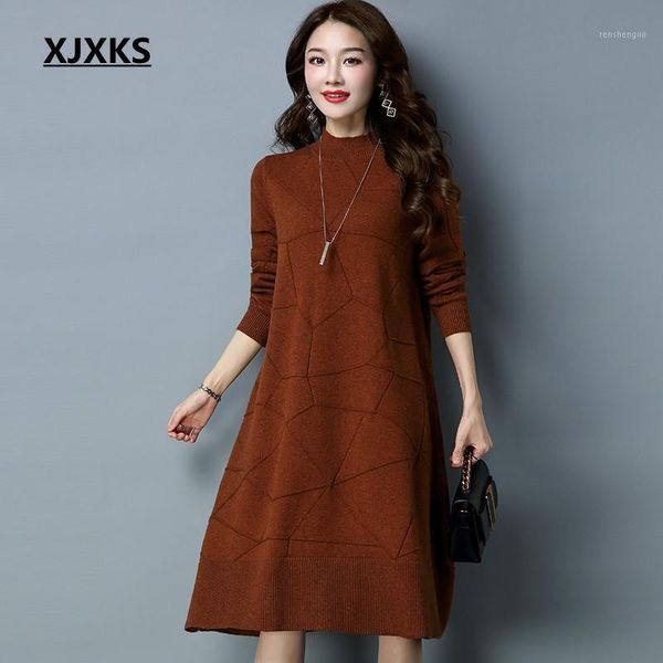 casual dresses xjxks autumn and winter 2021 long sleeve dress warm loose style selling women pullover sweater knitted, Black;gray
casual dresses xjxks autumn and winter 2021 long sleeve dress warm loose style selling women pullover sweater knitted, Black;gray