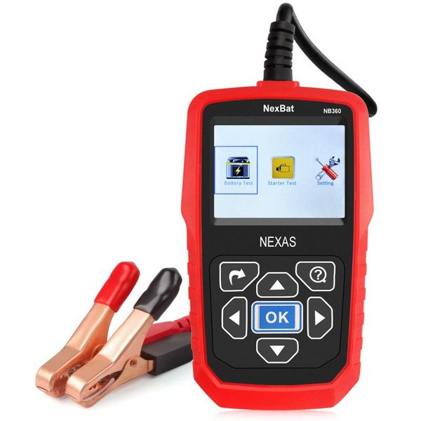 code readers & scan tools nexas nb360 professional car battery tester cranking charging 12v 24v via soc soh multilingual automotive batterie
code readers & scan tools nexas nb360 professional car battery tester cranking charging 12v 24v via soc soh multilingual automotive batterie