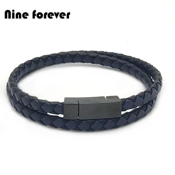 tennis nine forever men genuine leather bracelet titanium stainless steel double layer braid bracelets & bangles charm, Golden;silver
tennis nine forever men genuine leather bracelet titanium stainless steel double layer braid bracelets & bangles charm, Golden;silver
