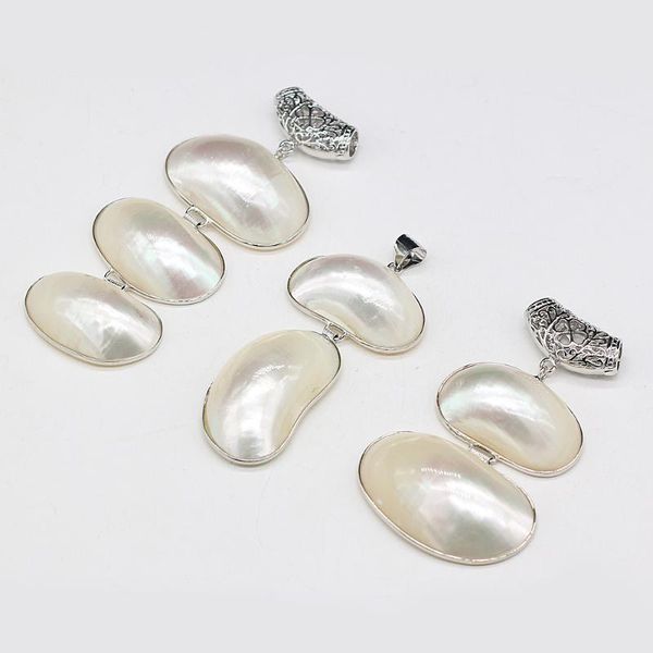 charms natural alloy white shell pendants fashionable irregular egg-shaped temperament pendant for jewelry making necklace gift, Bronze;silver
charms natural alloy white shell pendants fashionable irregular egg-shaped temperament pendant for jewelry making necklace gift, Bronze;silver