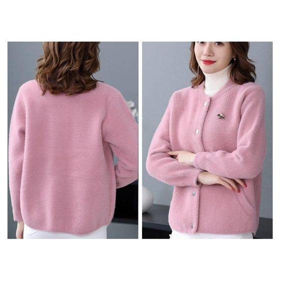women's fur & faux woman winter coat thick jacket pink elegant warm outerwear fake chaquetas mujer, Black
women's fur & faux woman winter coat thick jacket pink elegant warm outerwear fake chaquetas mujer, Black