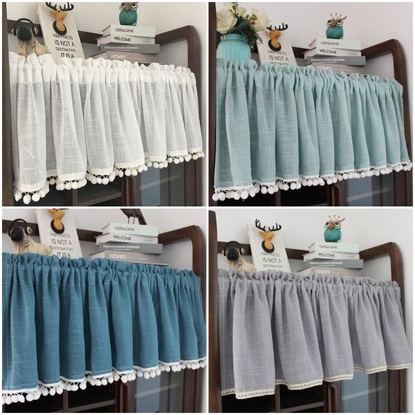 kitchen short curtains for cabinet tulle half-curtain solid color voile window valance cafe yarn curtain tassel home room decor & drapes
kitchen short curtains for cabinet tulle half-curtain solid color voile window valance cafe yarn curtain tassel home room decor & drapes