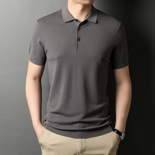men's polos 2021 summer fashion shirt solid color short sleeve streetwear male men slim fit casual clothes a50, White;black
men's polos 2021 summer fashion shirt solid color short sleeve streetwear male men slim fit casual clothes a50, White;black