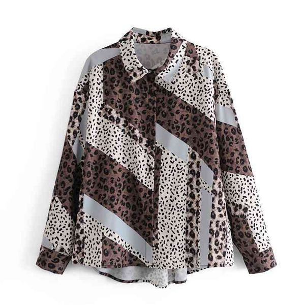 women blouses long sleeve turn-down collar casual leopard printed ol style office shirt ladies loose blusas 210524, White
women blouses long sleeve turn-down collar casual leopard printed ol style office shirt ladies loose blusas 210524, White