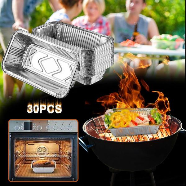 tools & accessories 30pcs/lot bbq aluminum foil grease drip pans recyclable grill catch tray outdoor for indirect cooking baking
tools & accessories 30pcs/lot bbq aluminum foil grease drip pans recyclable grill catch tray outdoor for indirect cooking baking