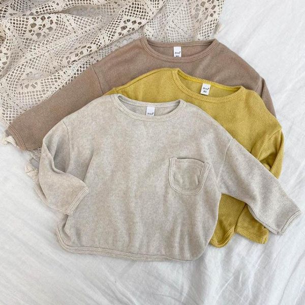 casual clothing for kids spring new baby solid color long sleeve t shirt children cotton boys t shirt girls tee 210413, White;black
casual clothing for kids spring new baby solid color long sleeve t shirt children cotton boys t shirt girls tee 210413, White;black