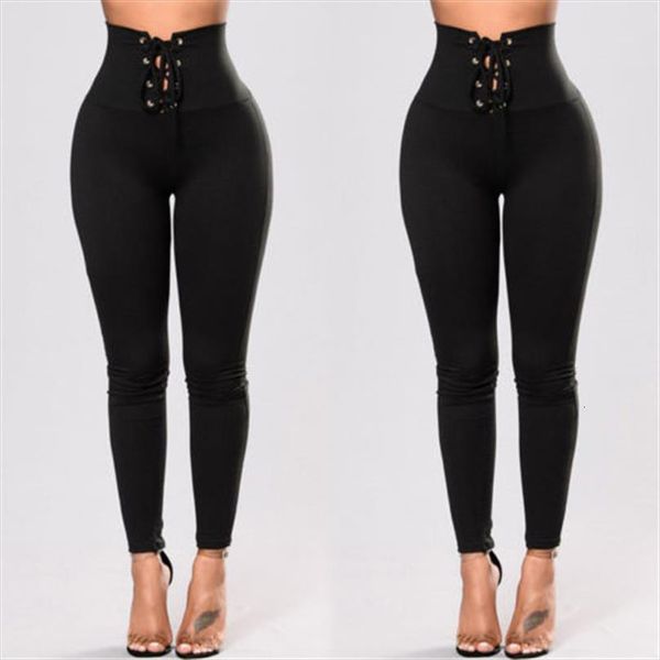 fashion high waist lace women legging up bandage fitness stretch trousers, Black
fashion high waist lace women legging up bandage fitness stretch trousers, Black
