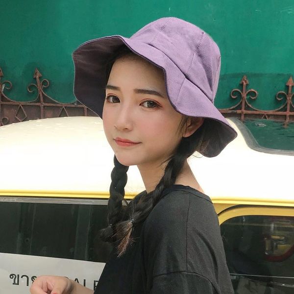 cloches hat female summer korean version of the wild japanese lotus leaf soft sister fisherman purple small fresh art sunscreen shad, Blue;gray
cloches hat female summer korean version of the wild japanese lotus leaf soft sister fisherman purple small fresh art sunscreen shad, Blue;gray