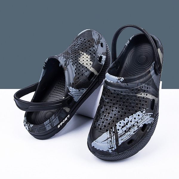summer camouflage clogs mens sandals outdoor non-slip casual beach sandals men fashion men garden shoes sandalias hombre, Black
summer camouflage clogs mens sandals outdoor non-slip casual beach sandals men fashion men garden shoes sandalias hombre, Black