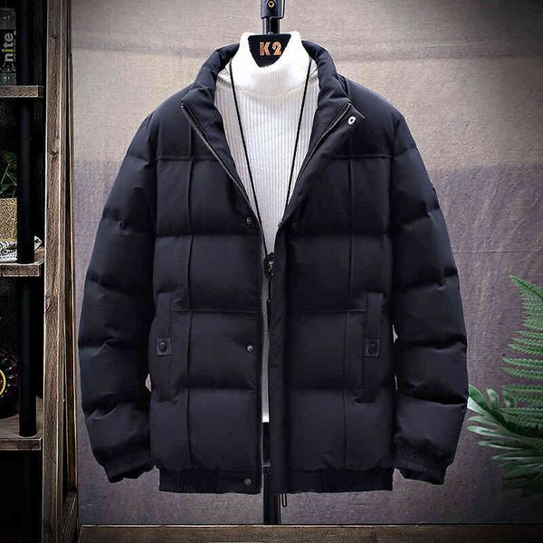 down men's coat 2021 new autumn and trend son plush thickened winter warm cotton padded et, Black
down men's coat 2021 new autumn and trend son plush thickened winter warm cotton padded et, Black