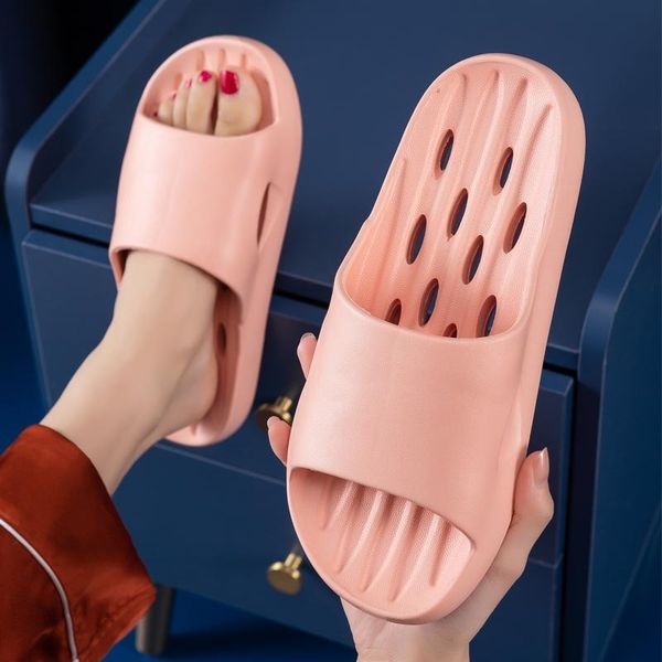 leaking style bathroom slippers women men summer shoes thick sole soft eva couples indoor slipper anti-slip female male slides, Black
leaking style bathroom slippers women men summer shoes thick sole soft eva couples indoor slipper anti-slip female male slides, Black
