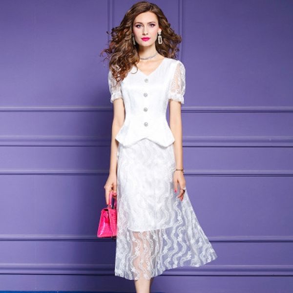 casual dresses fashion short sleeve lace patchwork dress for women summer lady temperament goddess v-neck slim beading fake piece skirt 8hxp, Black;gray
casual dresses fashion short sleeve lace patchwork dress for women summer lady temperament goddess v-neck slim beading fake piece skirt 8hxp, Black;gray