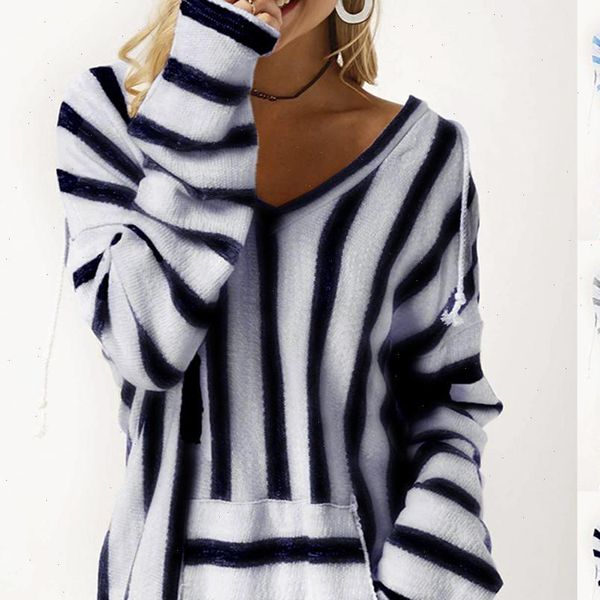 winter casual loose striped women sweater v neck long sleeve pullover drop high quality, White;black
winter casual loose striped women sweater v neck long sleeve pullover drop high quality, White;black