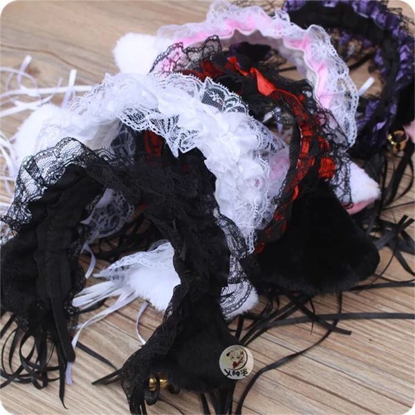 creative new maid animation peripheral accessories bell lace cat ear hair band headband, White;golden
creative new maid animation peripheral accessories bell lace cat ear hair band headband, White;golden