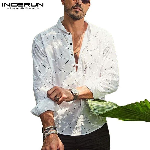 men's casual shirts 2021 men cotton shirt solid color stand collar breathable long sleeve streetwear camisa masculina incerun plus siz, White;black
men's casual shirts 2021 men cotton shirt solid color stand collar breathable long sleeve streetwear camisa masculina incerun plus siz, White;black