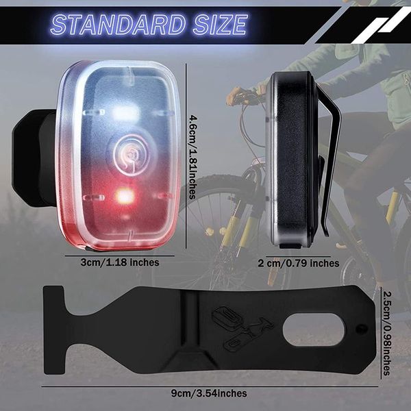 safe led light usb rechargeable running clip-on strobe with 5 lighting modes for running, cycling, 2 packs bike lights
safe led light usb rechargeable running clip-on strobe with 5 lighting modes for running, cycling, 2 packs bike lights