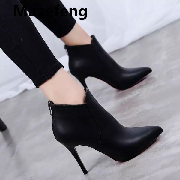 boots women pointed toe super high heels ankle autumn winter warm short plush booties woman shiny sequin botas mujer 2021, Black
boots women pointed toe super high heels ankle autumn winter warm short plush booties woman shiny sequin botas mujer 2021, Black