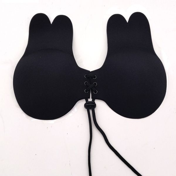 invisible silicone bra patch breast lift pad silicon nipples cover rabbit ear chest patches 5 colors