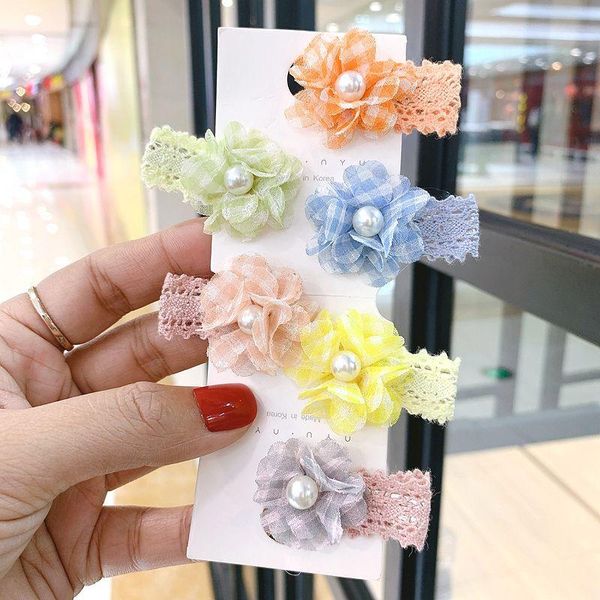 hair accessories 6pcs/set girls chiffon flower clips kids baby hairpins sweet lace barrettes fashion headdress, Slivery;white
hair accessories 6pcs/set girls chiffon flower clips kids baby hairpins sweet lace barrettes fashion headdress, Slivery;white