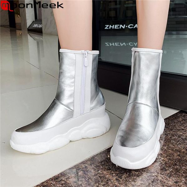 boots moonmeek large size 34-46 fashion ankle round toe zip flat platform simple keep warm snow 2021, Black
boots moonmeek large size 34-46 fashion ankle round toe zip flat platform simple keep warm snow 2021, Black