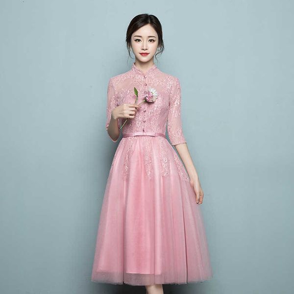 luxury dresses 2021 summer slim sister banquet party chine stand collar evening women's long medium sleeve drs, Black;red
luxury dresses 2021 summer slim sister banquet party chine stand collar evening women's long medium sleeve drs, Black;red