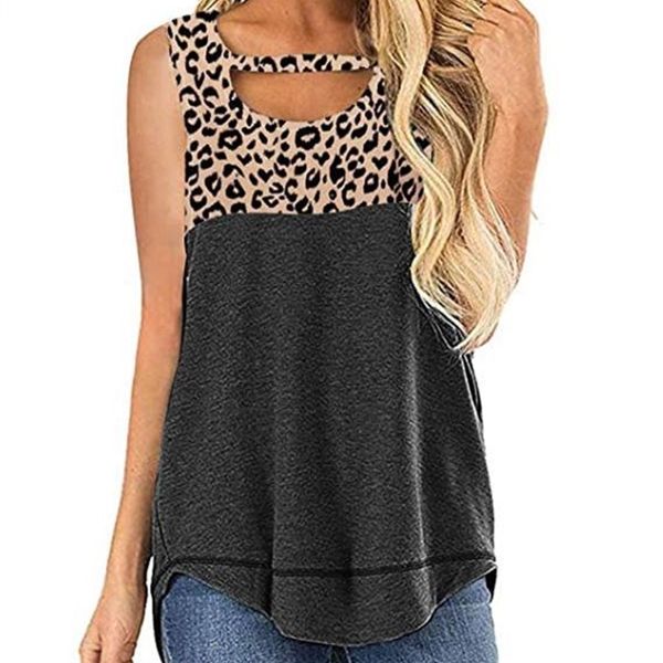 women's t-shirt leopard colorblock casual summer womens sleeveless hollow out designer tshirt famale tees 68zz, White
women's t-shirt leopard colorblock casual summer womens sleeveless hollow out designer tshirt famale tees 68zz, White