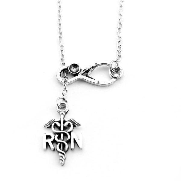 cool fashion necklace for nursig student vintage rn stethoscope charm collares beautiful gift pendant necklaces, Silver
cool fashion necklace for nursig student vintage rn stethoscope charm collares beautiful gift pendant necklaces, Silver