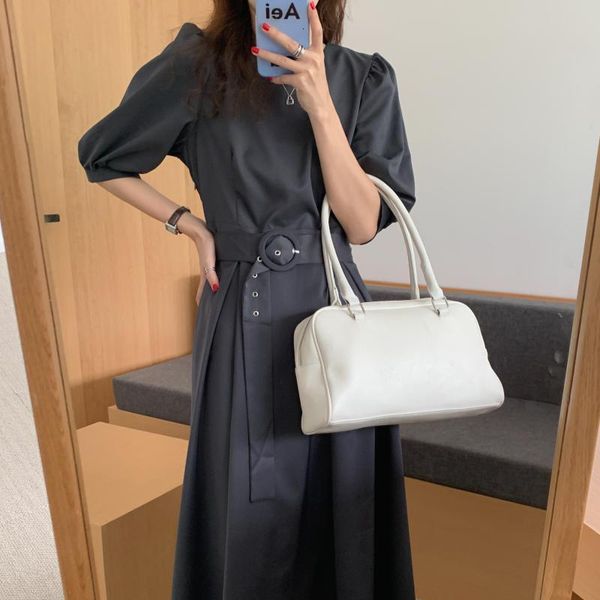 casual dresses arrival lace-up o-neck short sleeves chic 2021 pleated solid girls summer vintage vestidos r7dj, Black;gray
casual dresses arrival lace-up o-neck short sleeves chic 2021 pleated solid girls summer vintage vestidos r7dj, Black;gray