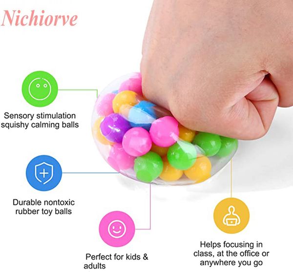 rainbow pressure ball fidget toys dna colored beads stress relief ball tpr soft glue grape burr pinch squeeze children's day gift c2996
rainbow pressure ball fidget toys dna colored beads stress relief ball tpr soft glue grape burr pinch squeeze children's day gift c2996