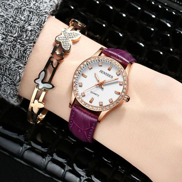 wristwatches 2021 women's fashion korean watch trend quartz waterproof luminous leather series ladies, Slivery;brown
wristwatches 2021 women's fashion korean watch trend quartz waterproof luminous leather series ladies, Slivery;brown