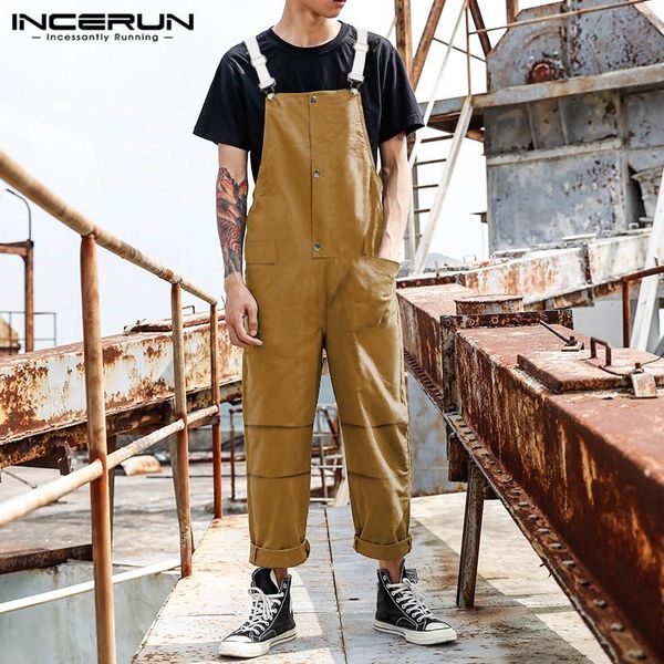 mens fashion jumpsuits leisure buttons cargo solid overalls bib pants man vintage suspenders pockets rompers plus size 7 men's, Black
mens fashion jumpsuits leisure buttons cargo solid overalls bib pants man vintage suspenders pockets rompers plus size 7 men's, Black