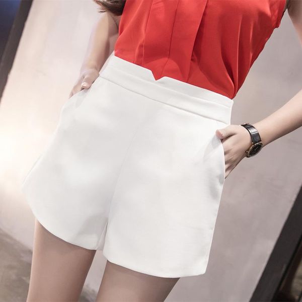 women's shorts 2021 spring autumn design ol casual wide leg trousers, White;black
women's shorts 2021 spring autumn design ol casual wide leg trousers, White;black