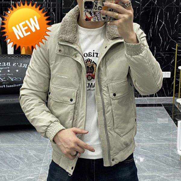 autumn winter jackets mens jaqueta masculina inverno parka lapel lambwool collar leather clothes thickened homme, Black
autumn winter jackets mens jaqueta masculina inverno parka lapel lambwool collar leather clothes thickened homme, Black