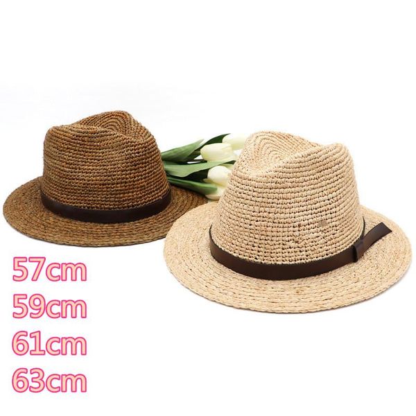 wide brim hats 202106-gaoda-panama big head circumference summer handmade raffia grass classic street belt lady fedoras cap men women jazz h, Blue;gray
wide brim hats 202106-gaoda-panama big head circumference summer handmade raffia grass classic street belt lady fedoras cap men women jazz h, Blue;gray
