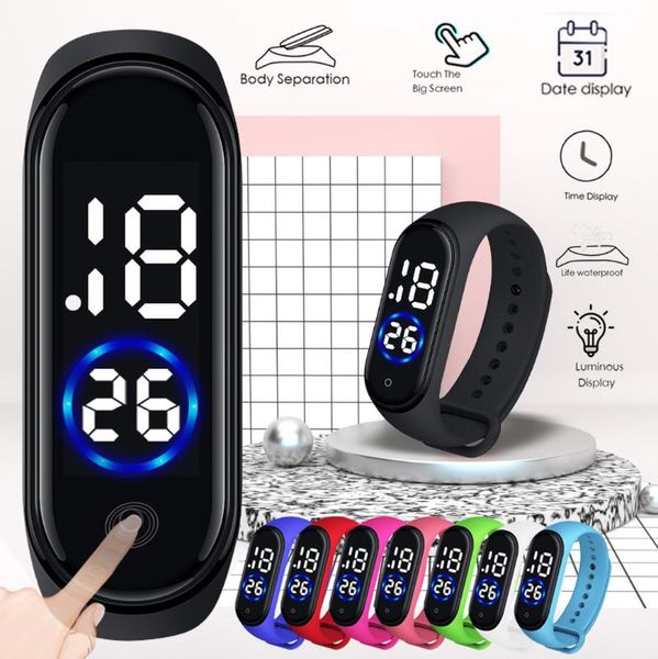 wristwatches fashion digital led sports watch silicone band wrist watches multifunctional portable smart gift femme reloj hombre, Slivery;brown
wristwatches fashion digital led sports watch silicone band wrist watches multifunctional portable smart gift femme reloj hombre, Slivery;brown
