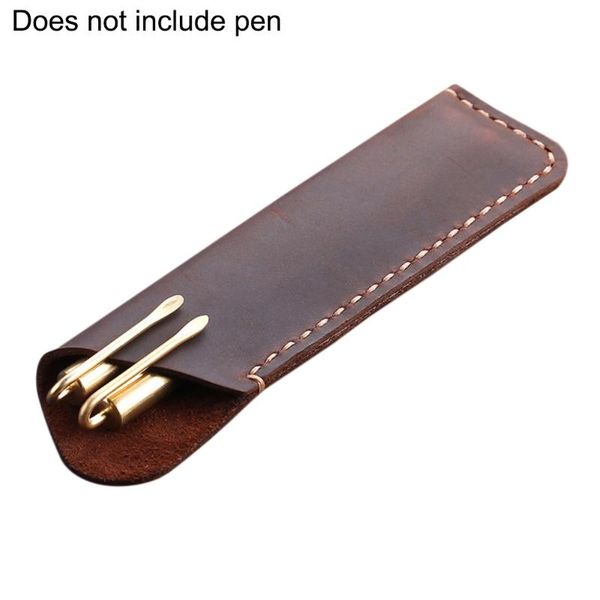 genuine leather pen pouch holder double pencil bag case sleeve for fountain ballpoint travel diary cover bags
genuine leather pen pouch holder double pencil bag case sleeve for fountain ballpoint travel diary cover bags