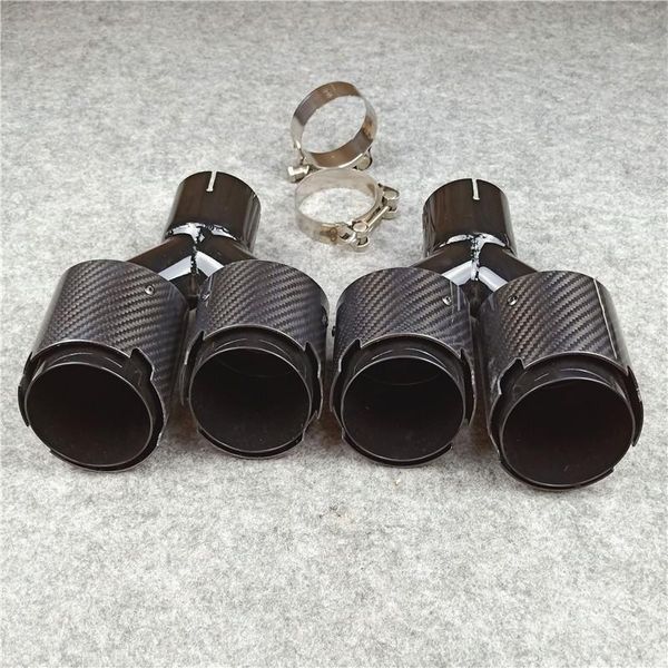 motorcycle exhaust system 1 pair inlet 51mm glossy carbon fiber y tips black stainless steel for akrapovic muffler nozzles pipes
motorcycle exhaust system 1 pair inlet 51mm glossy carbon fiber y tips black stainless steel for akrapovic muffler nozzles pipes