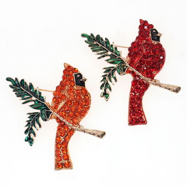 10 pcs/lot rhinestone brooches red cardinal crystal christmas holiday bird animal pins for women lady man decoration, Gray
10 pcs/lot rhinestone brooches red cardinal crystal christmas holiday bird animal pins for women lady man decoration, Gray