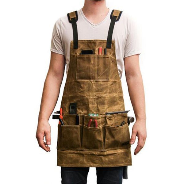 woodworking apron durable goods heavy duty waxed canvas work apron waterproof apron for tools storage
woodworking apron durable goods heavy duty waxed canvas work apron waterproof apron for tools storage