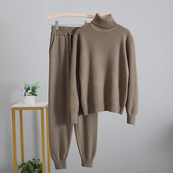 women's sweaters gigogou women sweater suits track costumes 2 piece sets autumn winter thick turtleneck pullover soft female jumper pul, White;black
women's sweaters gigogou women sweater suits track costumes 2 piece sets autumn winter thick turtleneck pullover soft female jumper pul, White;black