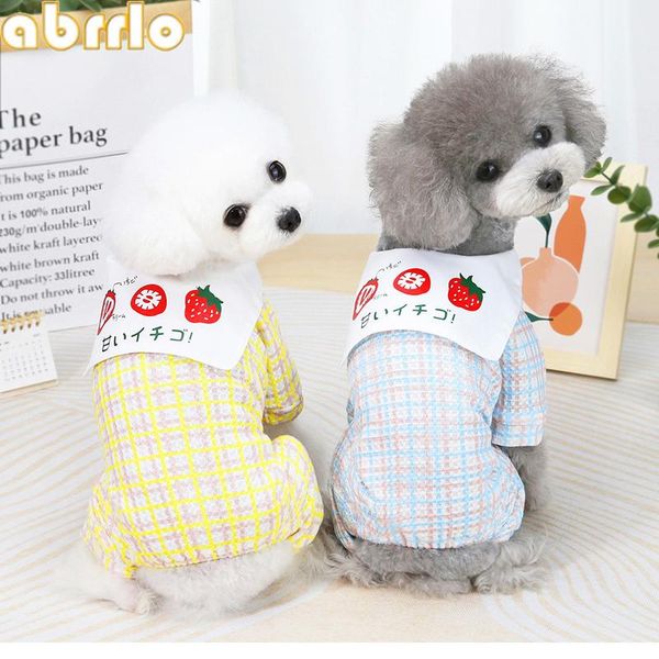 dog apparel cute jumpsuit rompers japanese style funny strawberry dogs pajamas summer four-legged puppy pet clothes for small cats
dog apparel cute jumpsuit rompers japanese style funny strawberry dogs pajamas summer four-legged puppy pet clothes for small cats