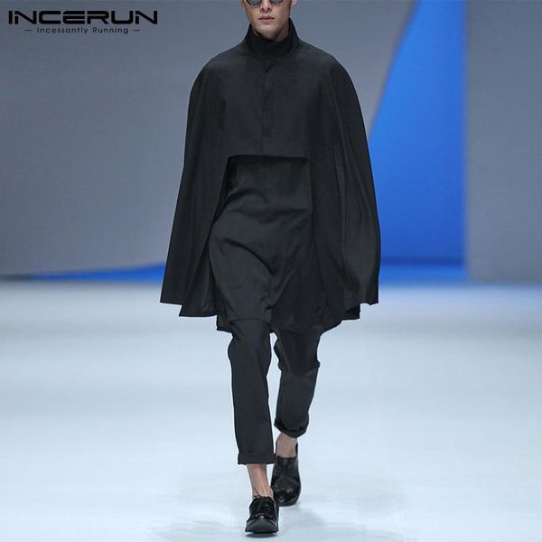 men's trench coats incerun american style men solid color comeforable loose all-match simple male irregular sleeveless cloaks s-5xl 202, Tan;black
men's trench coats incerun american style men solid color comeforable loose all-match simple male irregular sleeveless cloaks s-5xl 202, Tan;black