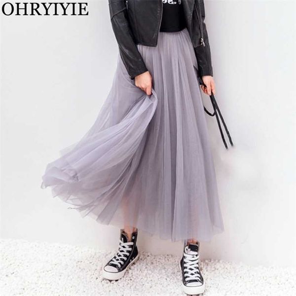 ohryiyie autumn winter vintage tulle skirt women elastic high waist mesh s long pleated tutu female jupe longue 211124, Black
ohryiyie autumn winter vintage tulle skirt women elastic high waist mesh s long pleated tutu female jupe longue 211124, Black