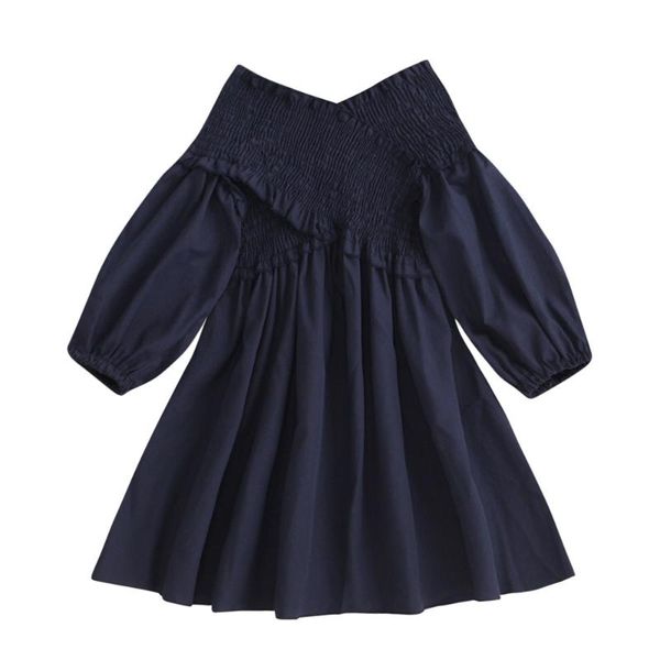 girl's dresses 2022 2-7y fashion girls long sleeve dress off shoudler deep blue solid color elastic fall pleated, Red;yellow
girl's dresses 2022 2-7y fashion girls long sleeve dress off shoudler deep blue solid color elastic fall pleated, Red;yellow