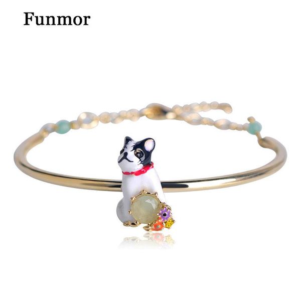 funmor cute enamel bangle dog animal adjustable bracelet wrist jewelry women kids coat clothing decoration accessories gift, Black
funmor cute enamel bangle dog animal adjustable bracelet wrist jewelry women kids coat clothing decoration accessories gift, Black