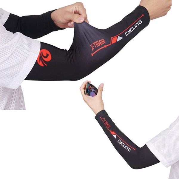 1pair summer arm sleeve uv sun protection cycling sleeves ice silk breathable outdoor nylon running cool elbow & knee pads, Black;gray
1pair summer arm sleeve uv sun protection cycling sleeves ice silk breathable outdoor nylon running cool elbow & knee pads, Black;gray