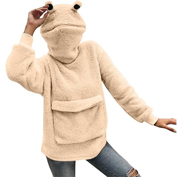 women's hoodies & sweatshirts women autumn thick loose sweatshirt fr-og hoodie winter plush kangaroo pocket pullover sudaderas, Black
women's hoodies & sweatshirts women autumn thick loose sweatshirt fr-og hoodie winter plush kangaroo pocket pullover sudaderas, Black