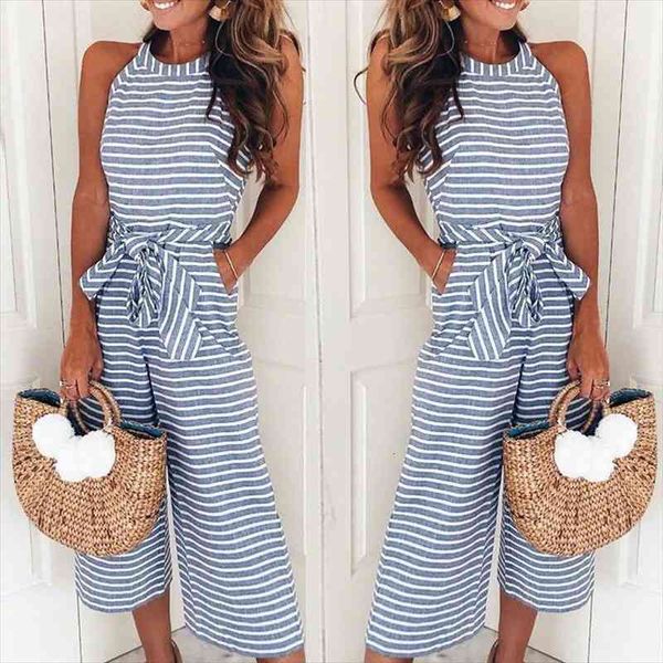 fashion summer fashion overalls women strip o neck sleeveless long rompers elegant belt bow loose party jumsuit, Black;white
fashion summer fashion overalls women strip o neck sleeveless long rompers elegant belt bow loose party jumsuit, Black;white