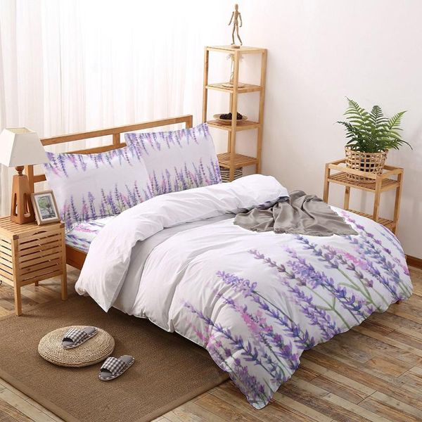 bedding sets plant purple lavender watercolor painting printed set king size fashion duvet cover bed sheet pillowcase
bedding sets plant purple lavender watercolor painting printed set king size fashion duvet cover bed sheet pillowcase