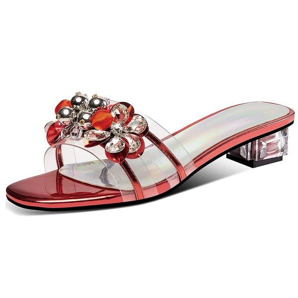 fashion crystal decoration women slippers genuine leather open-toed low heels pumps working casual est shoes woman, Black
fashion crystal decoration women slippers genuine leather open-toed low heels pumps working casual est shoes woman, Black